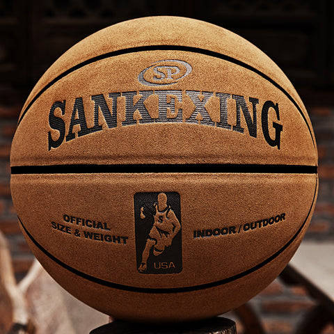 Leather Basketball Ball