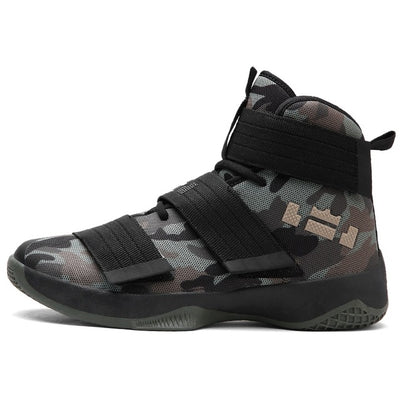 High Top Camouflage Basketball Shoes