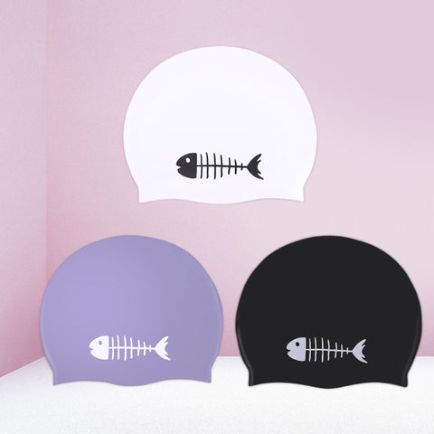 Elastic Silicone Swimming Cap